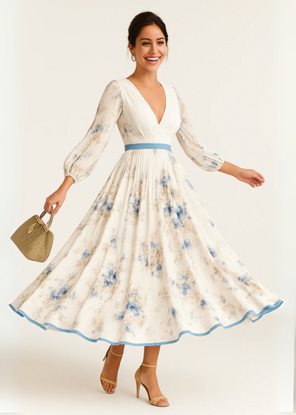 Celeste | Romantic Bloom Maxi Dress