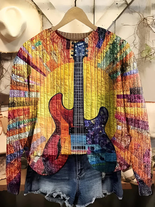 Andrews & Willow | Vibrant Guitar Sweater