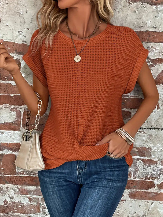 LIV |  Elegant Blouse With Round Neck