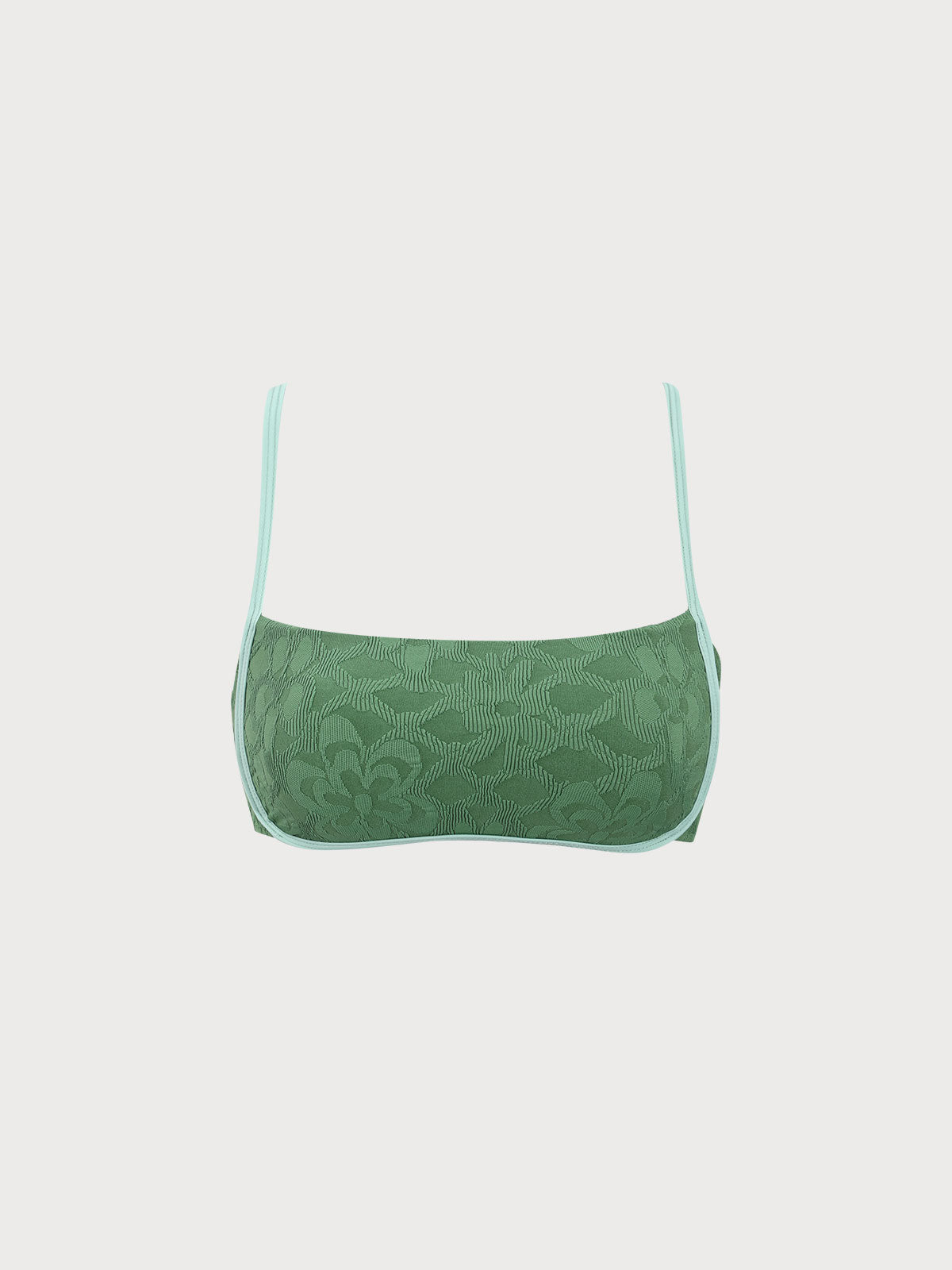 Verde Wrap X Cross Bikini Top